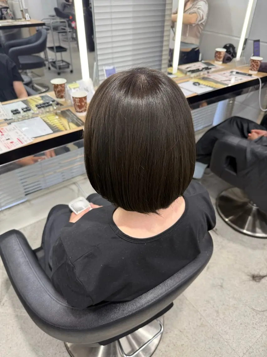 ロング カラー ヘアアレンジ 艶髪グレージュ🩶 maharuのヘアスタイル