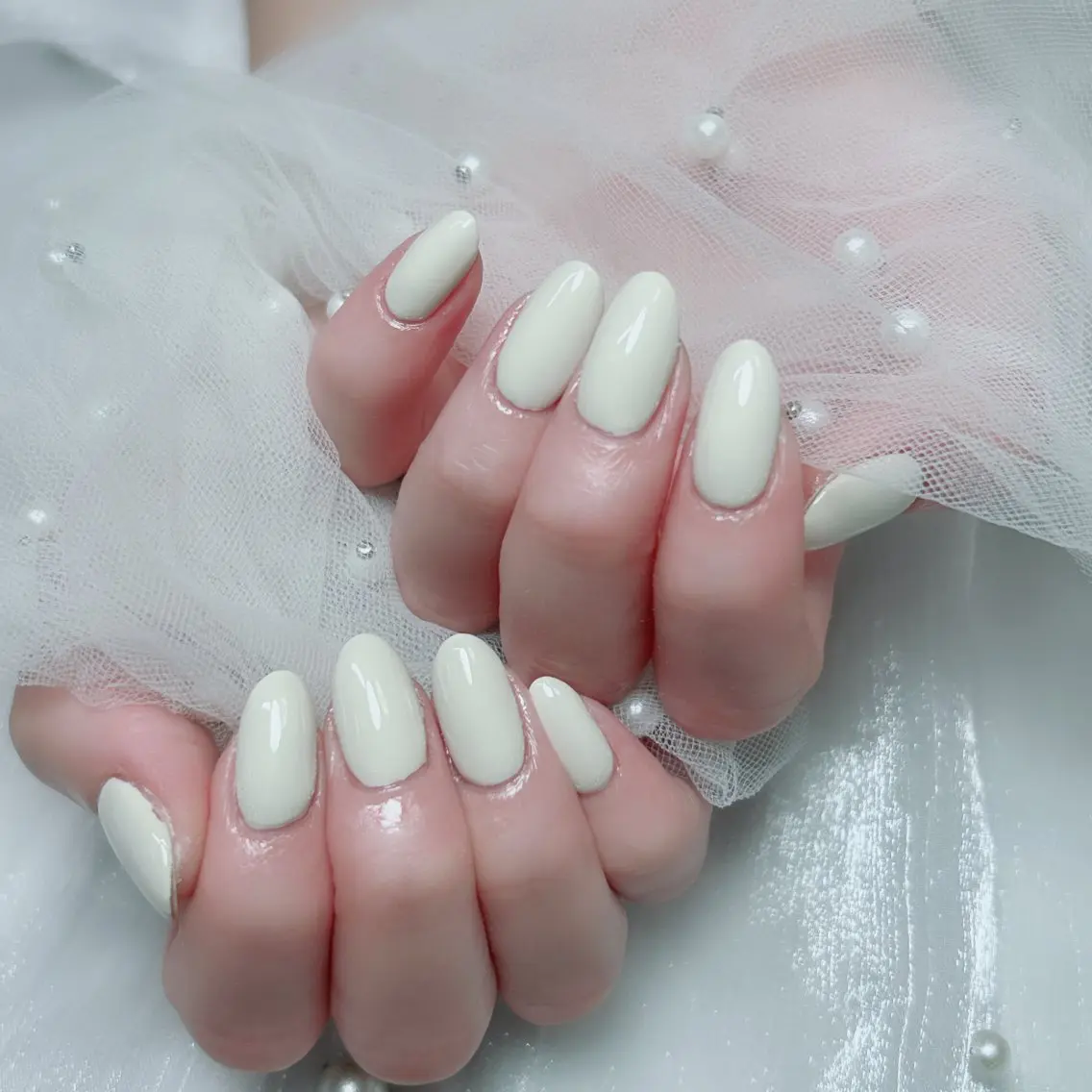 ネイル フラワーネイル 韓国ネイル 夏ネイル ワンホンネイル ハンドネイル Cute Tips nailのネイルデザイン
