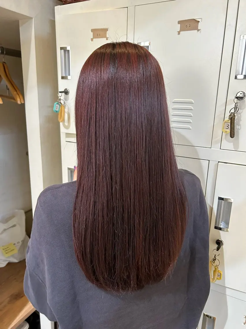 カラー ピンクカラー 🍒おおさわ せいら🍒のヘアスタイル
