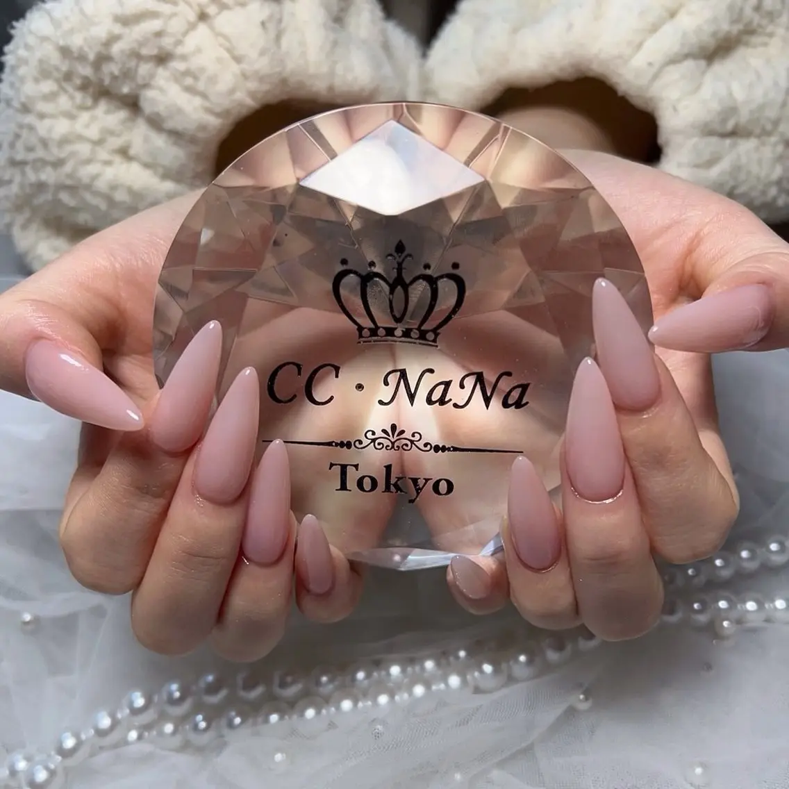 期間限定🍓超格安🍓10本チップ長さ出し🫧🧸ワンカラー✨マグネットOK✨の写真