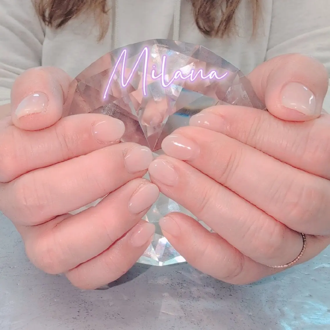 ネイル ワンカラーネイル ハンドネイル Milana 川瀬のネイルデザイン