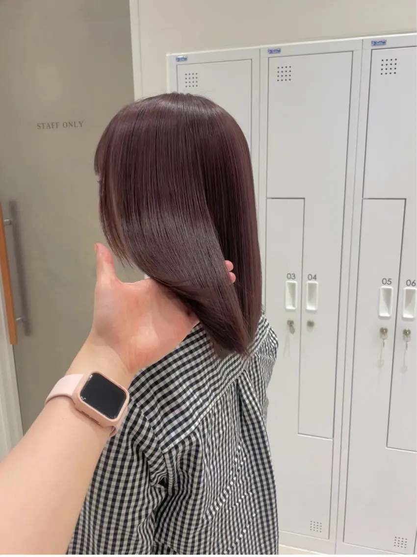 ミディアム トリートメント minatsu 東京の技術を京都でのヘアスタイル