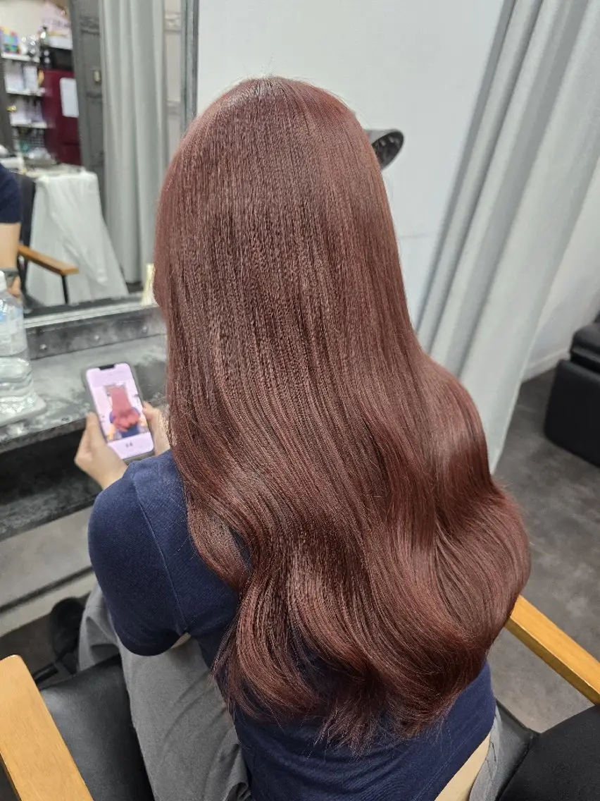 ロング カラー ヘアカラー トリートメント 平田 広大のヘアスタイル