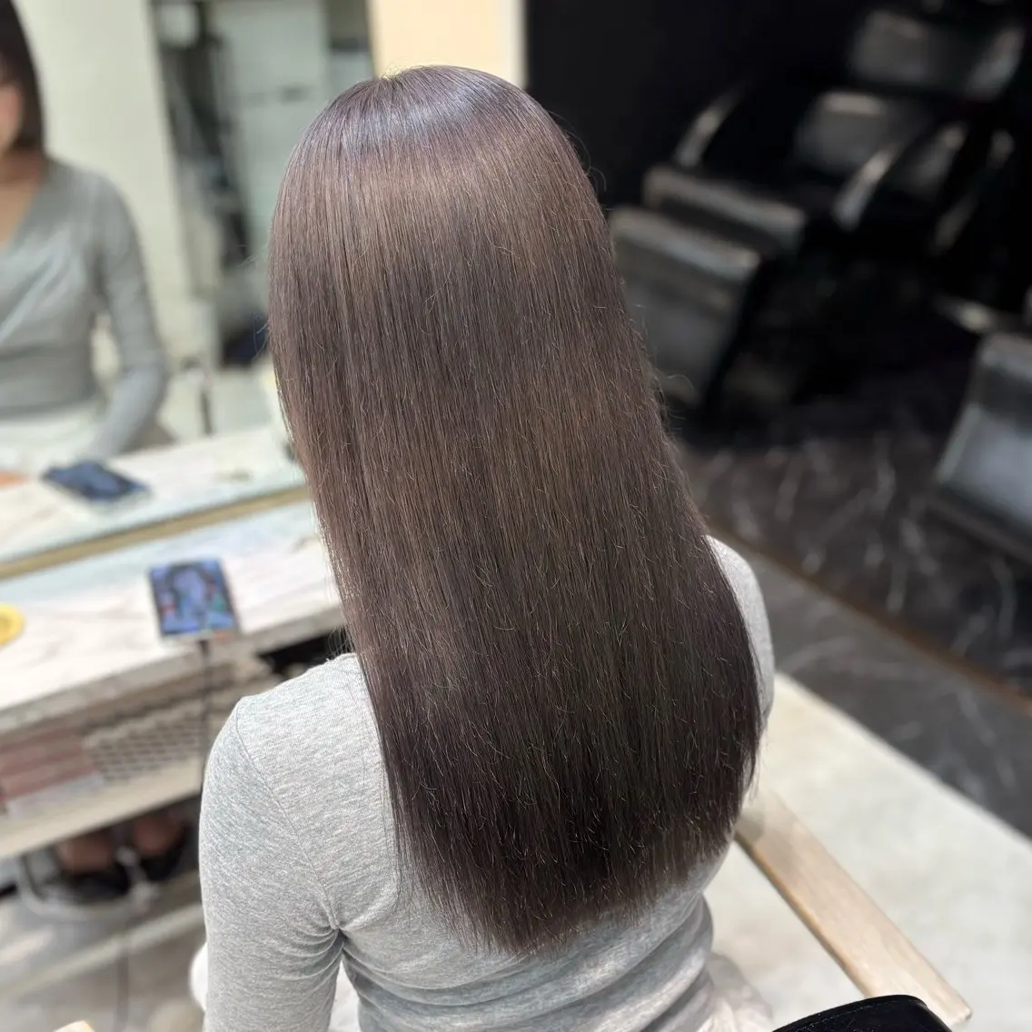 ロング カラー ヘアカラー トリートメント ヘアセット 色落ち綺麗🩰ハイ トーン🎀RINKAのヘアスタイル