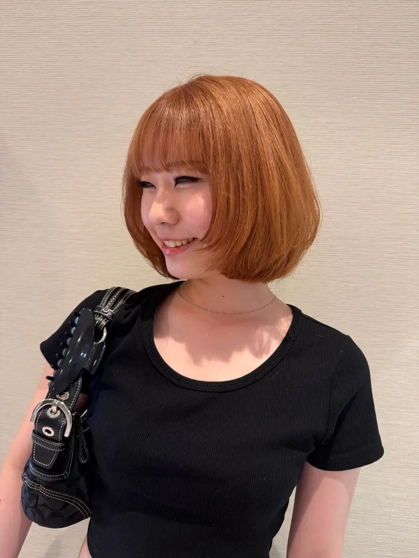 ミディアム ヘアカラー 海外風/ ハイトーン🇺🇸のヘアスタイル
