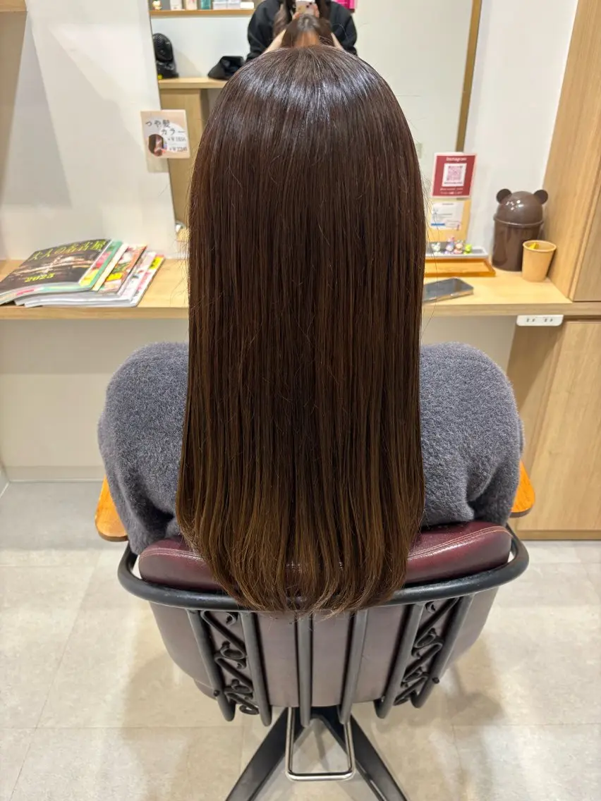 "明るめ限定" ワンカラー+クイックトリートメント✨の写真