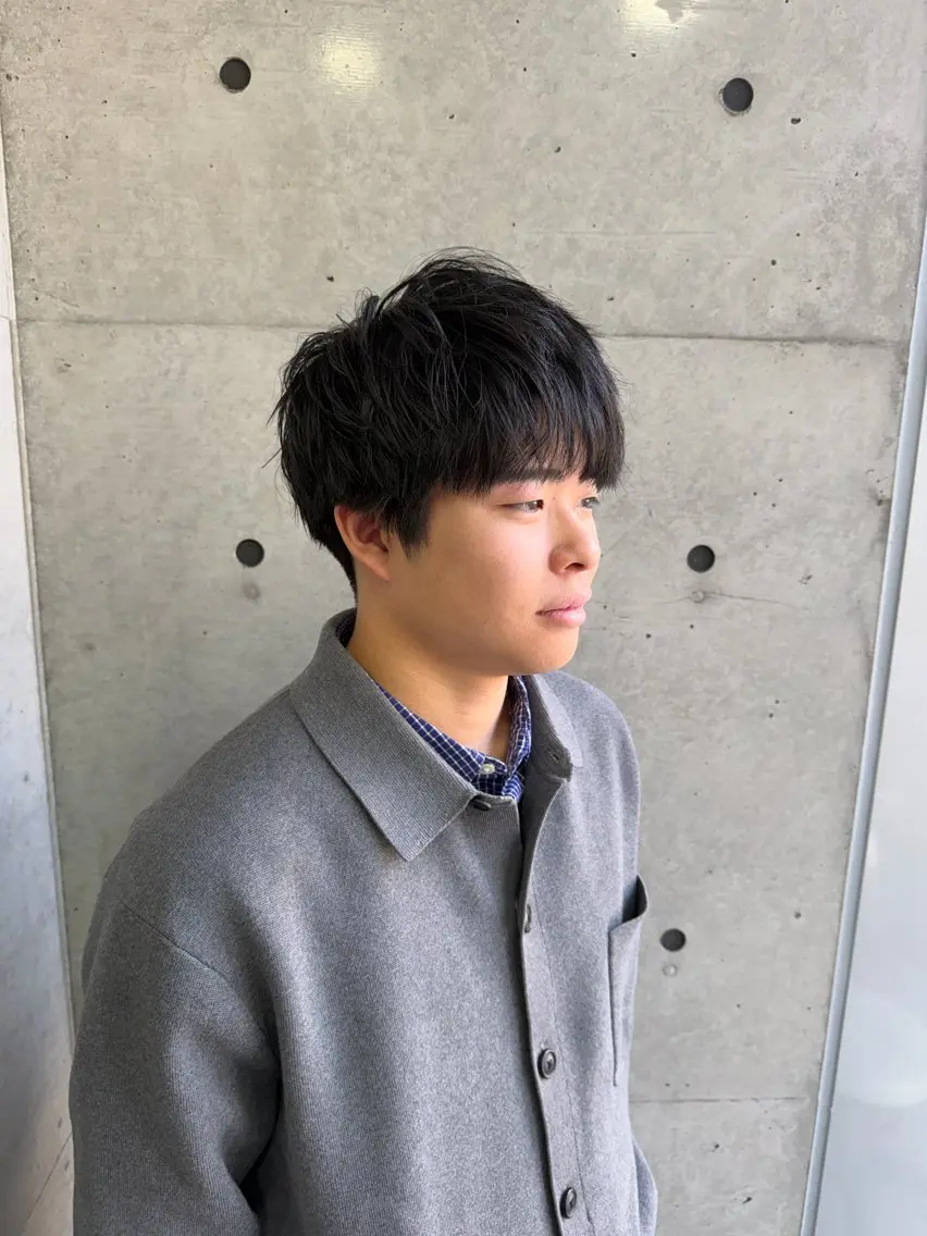 メンズ マッシュ カット RYUSEI/メンズ スタイル.パーマの眉毛・アイブロウイメージ