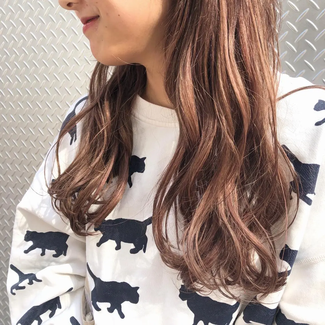 セミロング 國生 香織のヘアスタイル