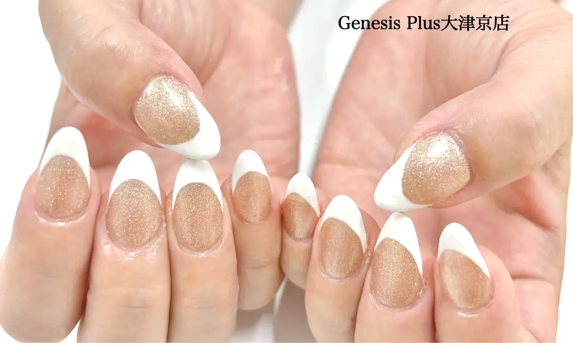 ネイル フレンチネイル スカルプネイル Genesis Plus大津京店のマツエク・マツパデザイン