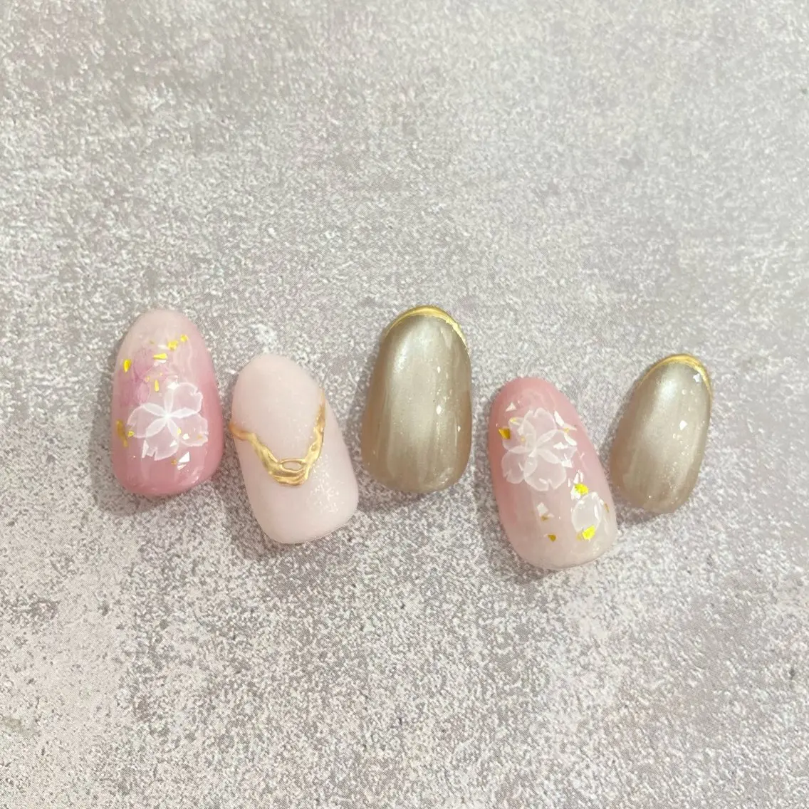ネイル 桜ネイル ハンドネイル フジタ エリカのネイルデザイン