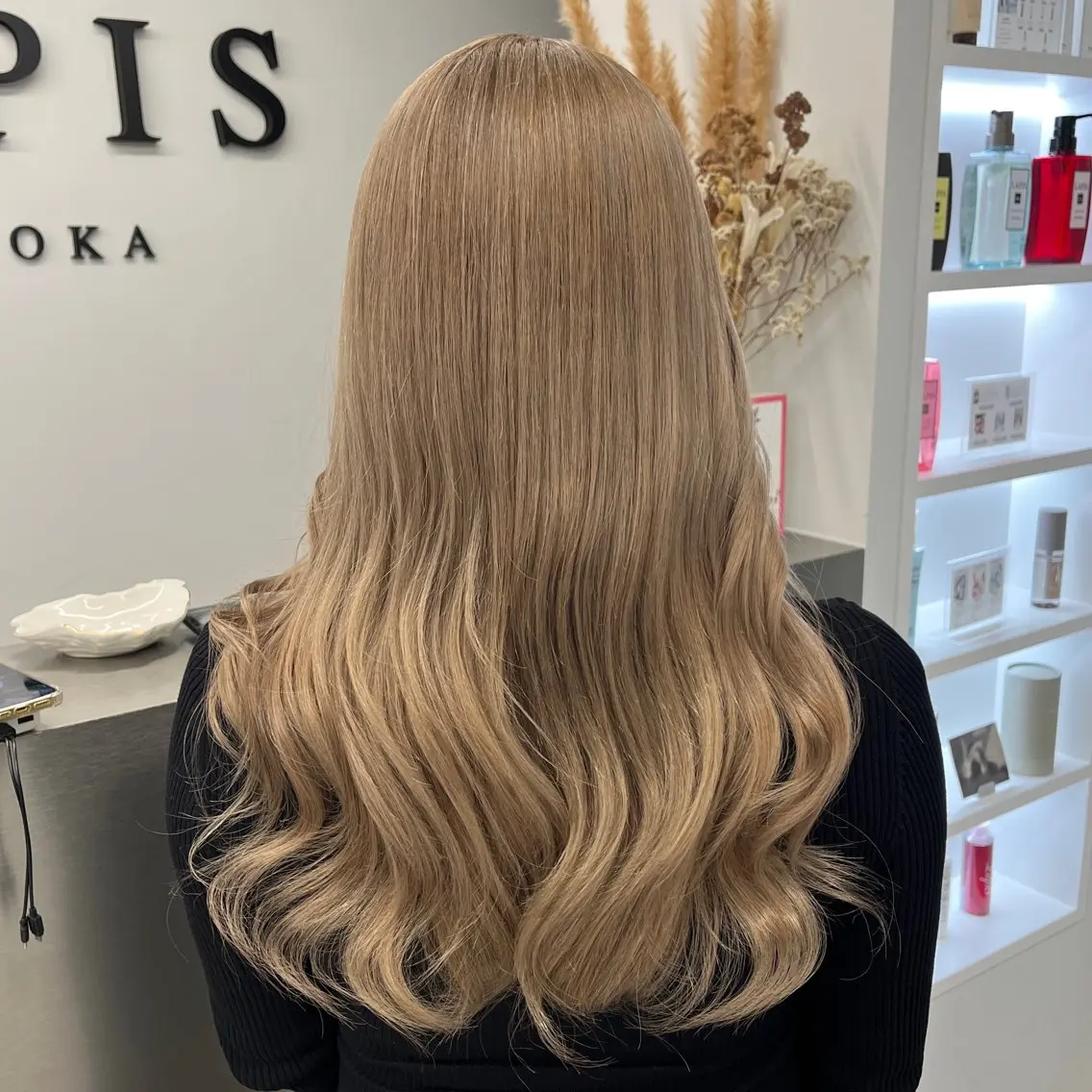 カラー ベージュカラー ブリーチ ブロンド ハイトーンカラー ヘアカラー MOMOKA /　Lapis今泉店のヘアスタイル