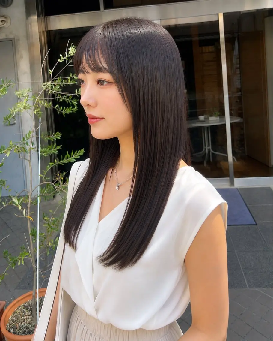 【広がり・パサつきが気になる方へ】カット+カラー+髪質改善TR✨扱いやすくまとまる髪への写真