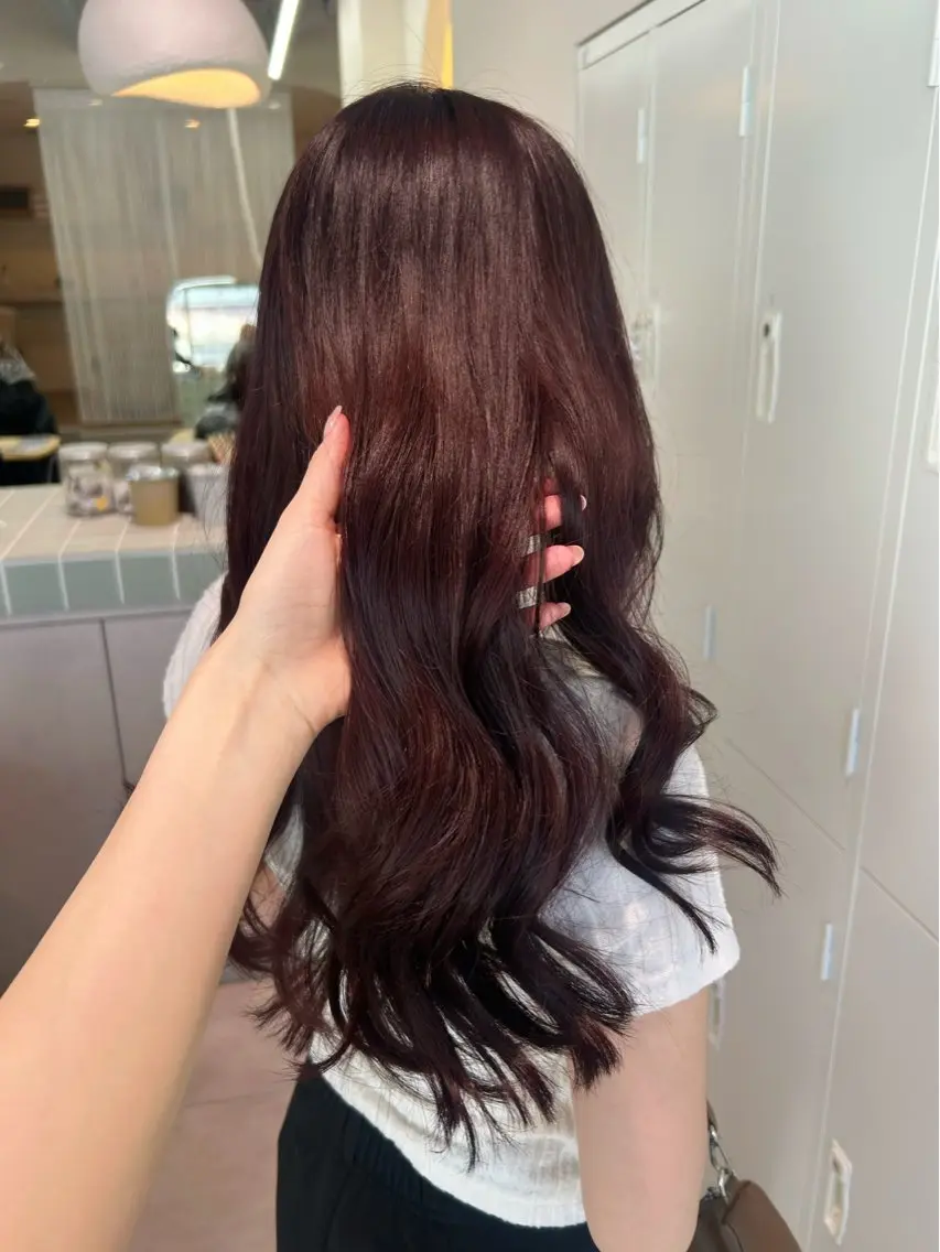 ロング カット ヘアカラー トリートメント newi広島/ akiのヘアスタイル