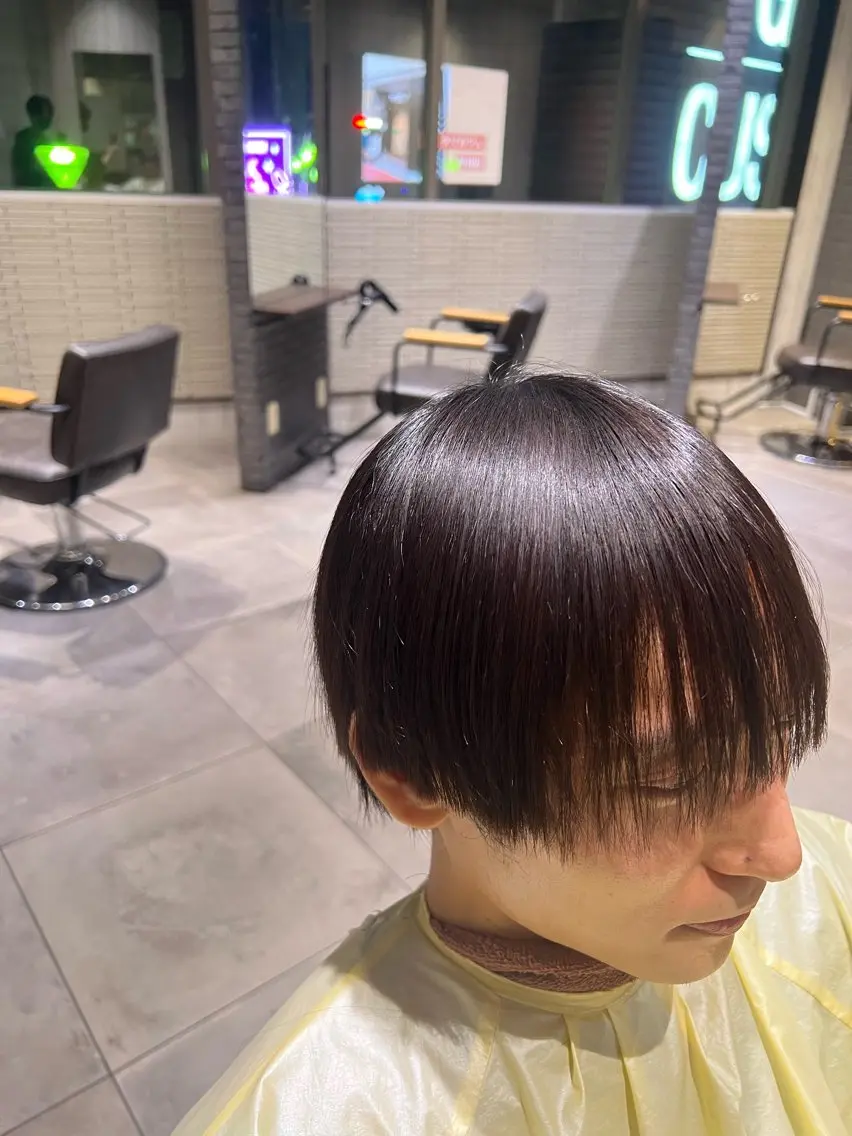 メンズ 縮毛矯正 junya カラーモデル募集中のヘアスタイル