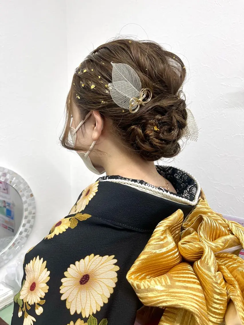 💎ヘアセットのみ⚠️6時からご予約可能✧成人式&卒業式!空きアリ🎉ヘアセット※早朝料金込!の写真