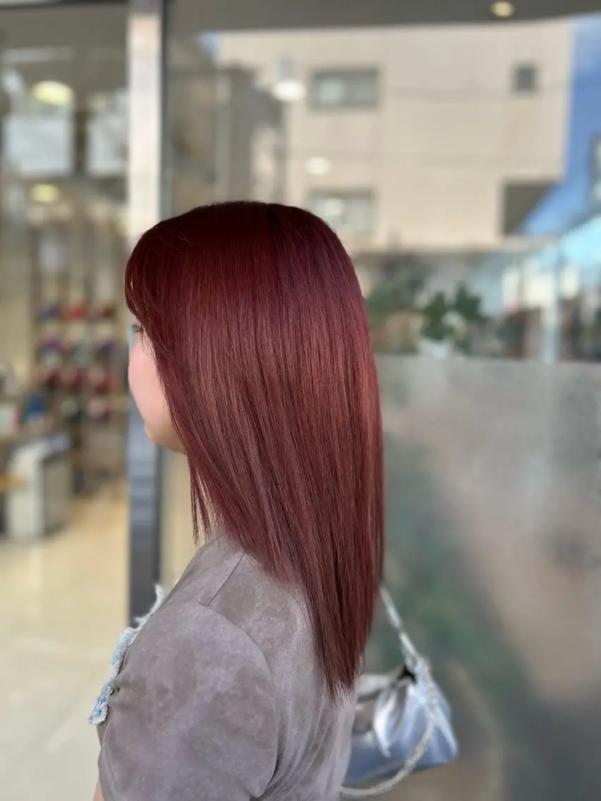 セミロング カラー カット ヘアカラー トリートメント 髪質改善 × 高発色 color/Runoのヘアスタイル