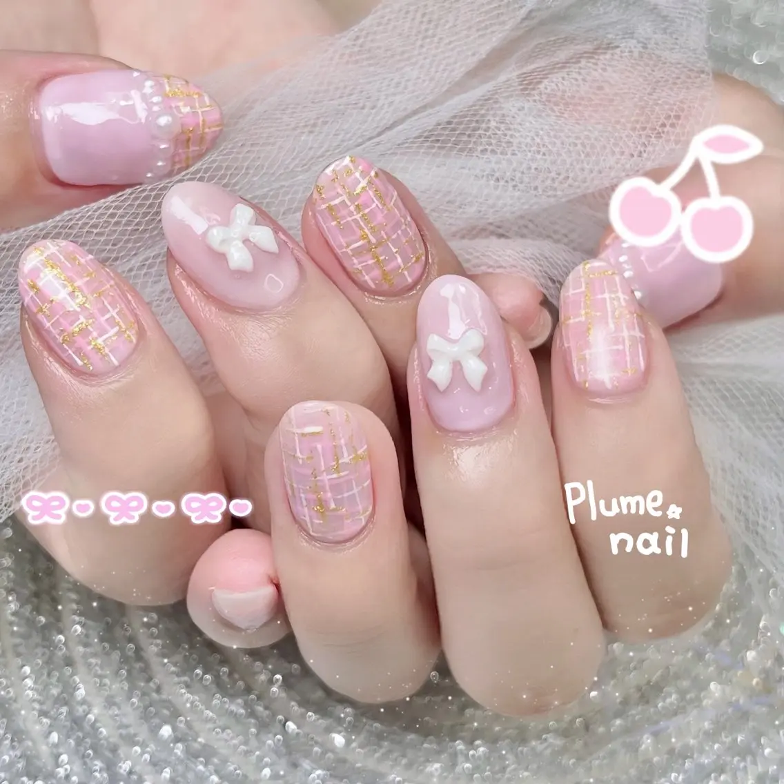 ネイル ハンドネイル plume nail ☆韓国ネイルのネイルデザイン