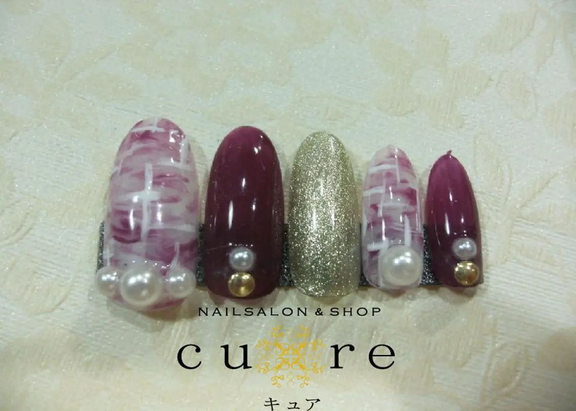 ネイル ジェルネイル ネイルサロン Cureのネイルデザイン