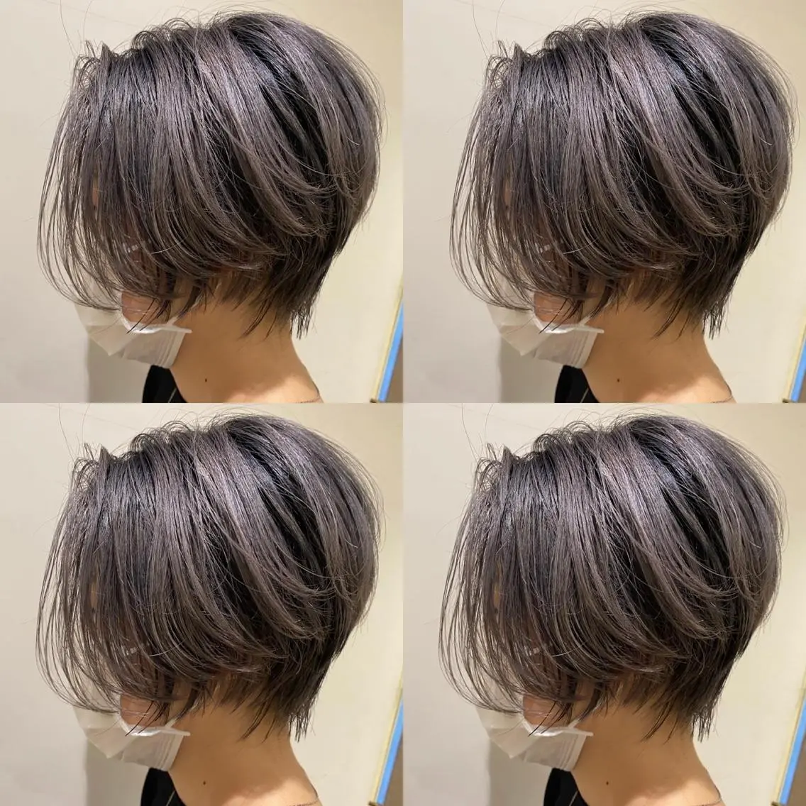 ショート カラー アッシュ ショートヘア レイヤー×艶髪特化 マネージャー安藤光司のヘアスタイル