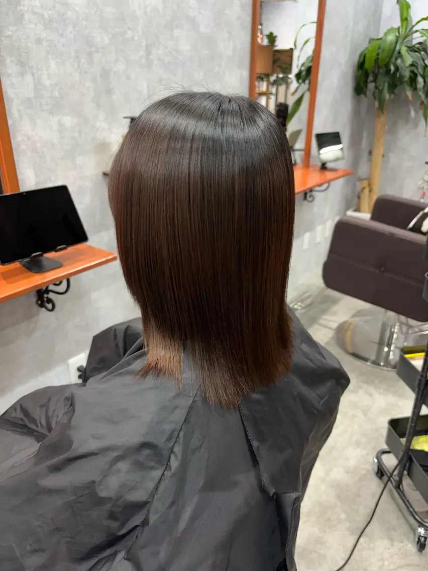 ミディアム 髪質改善 縮毛矯正 【C'LD】 Mimoのヘアスタイル