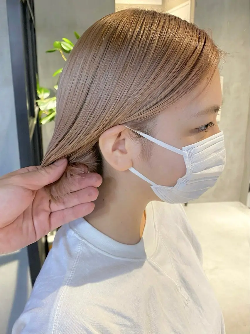 ショート カラー ヘアカラー トリートメント [メンズパーマ特化] 棚橋大翔のヘアスタイル