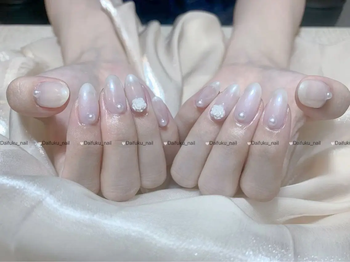 ミディアム ハンドネイル Daifuku nailsのネイルデザイン