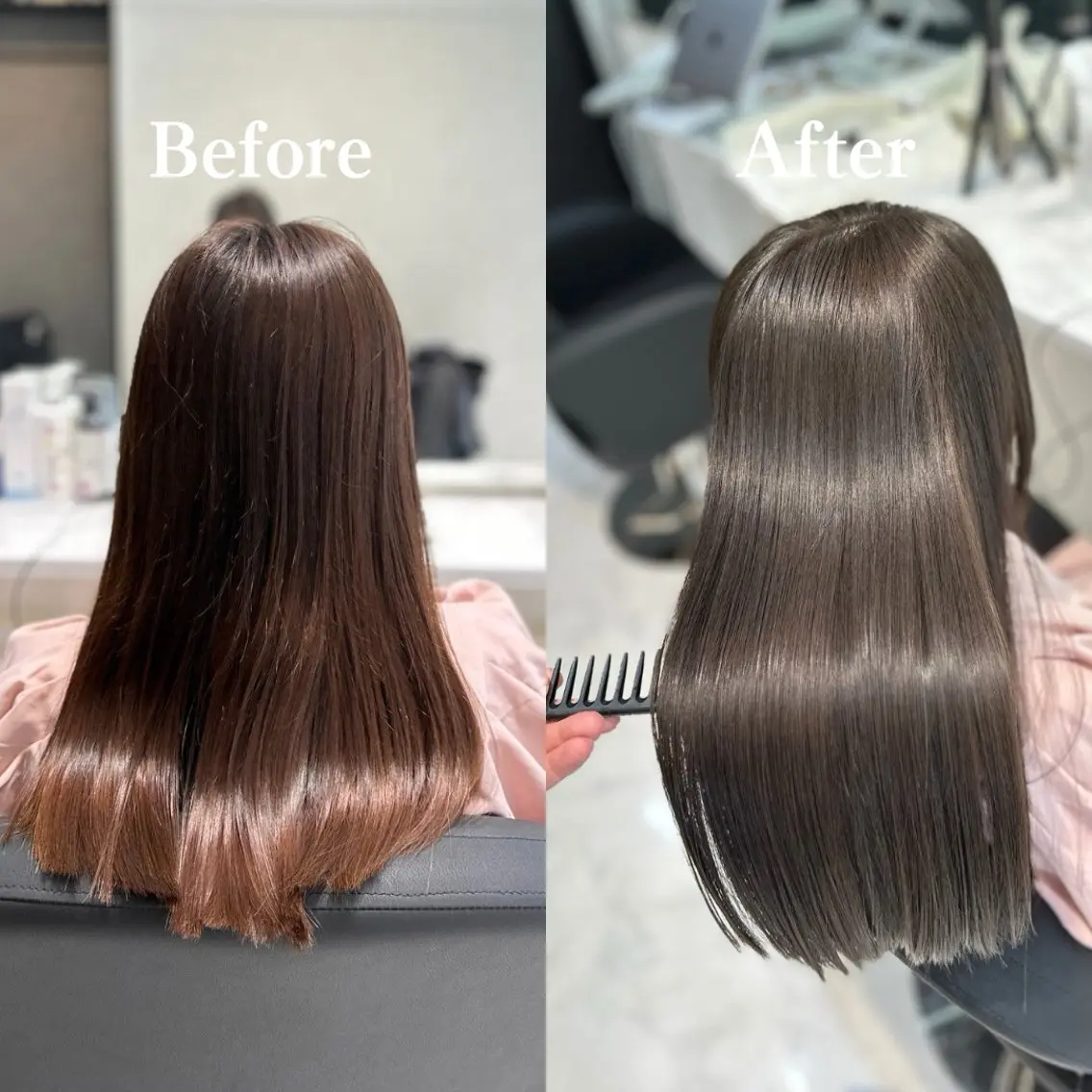 ロング ヘアカラー トリートメント ヘッドスパ 成川 陽介のヘアスタイル