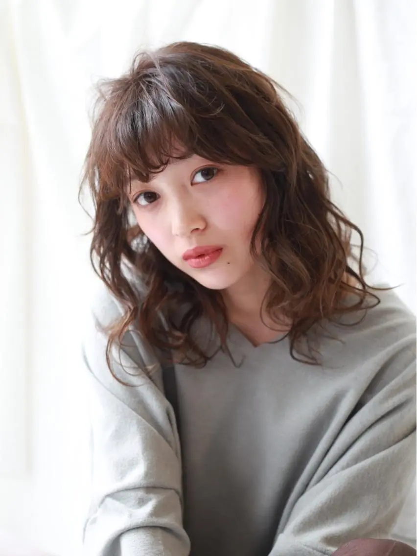 レディースカット+パーマの写真