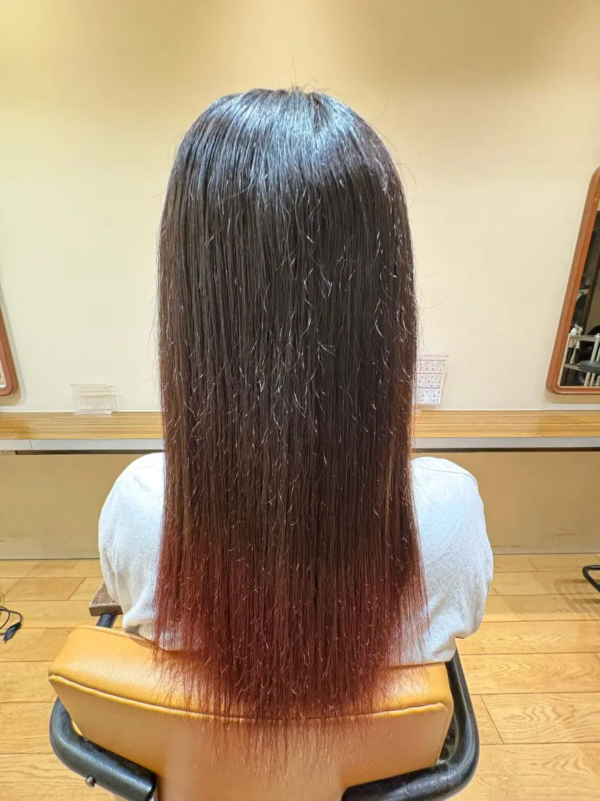 ロング ヘアカラー おおはた　りゅう/ メンズカットのヘアスタイル