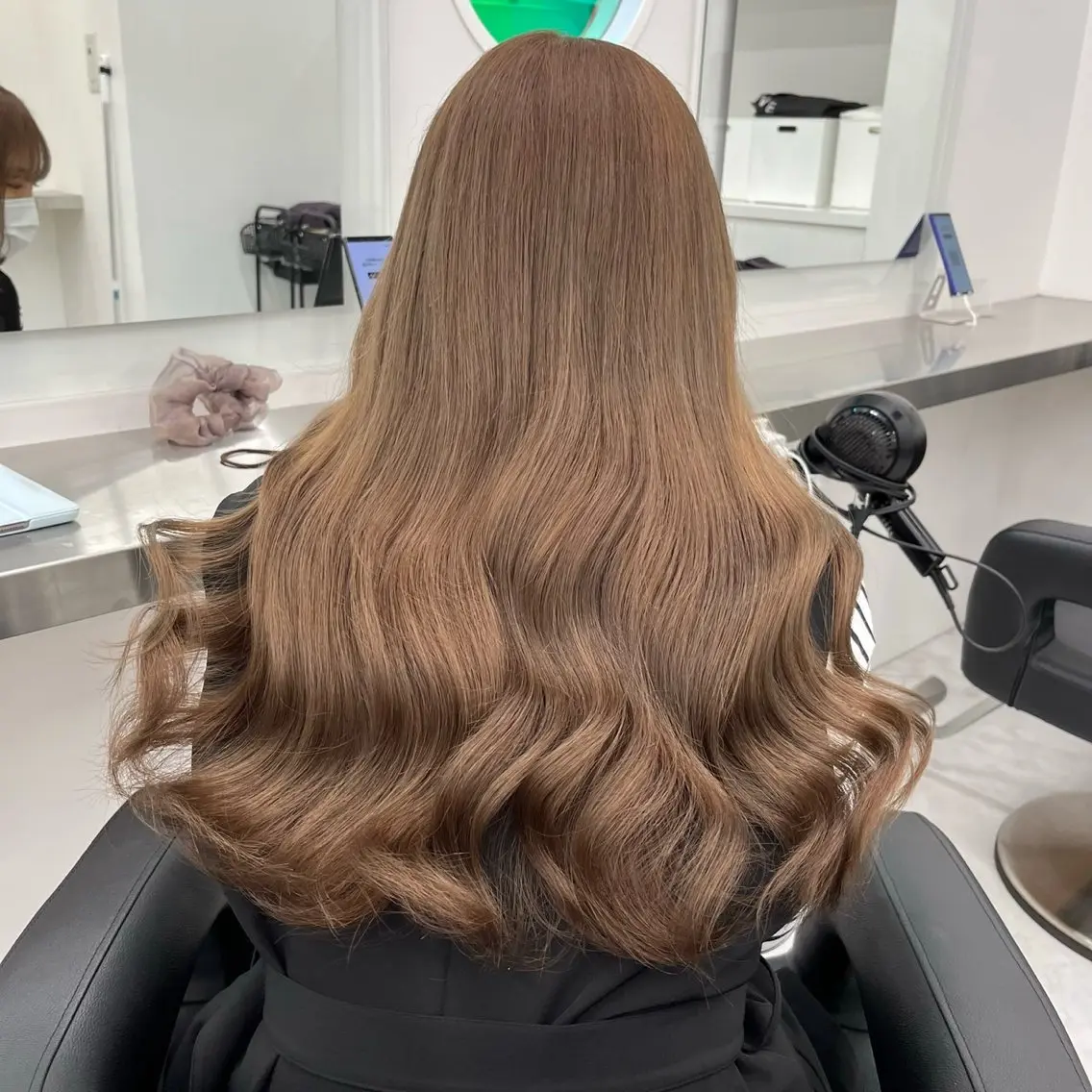ロング カラー カット ヘアカラー 中韓レイヤー/ ブラウン🤎はやとのヘアスタイル