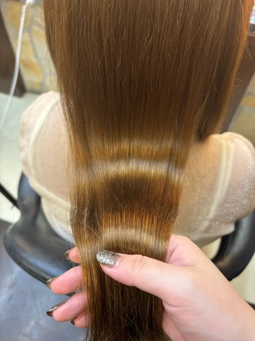 ロング トリートメント 嶋田 愛羅のヘアスタイル
