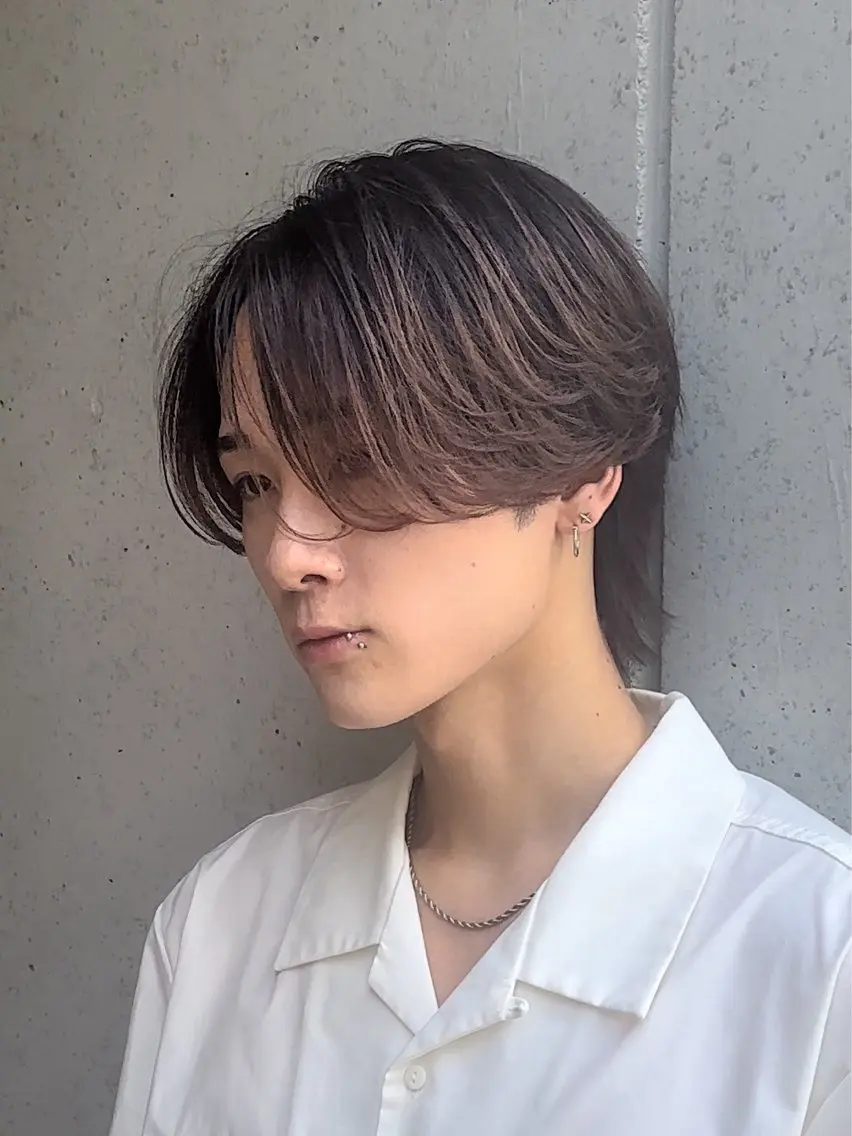 メンズ メンズパーマ カット パーマ 坂口 駿平のヘアスタイル