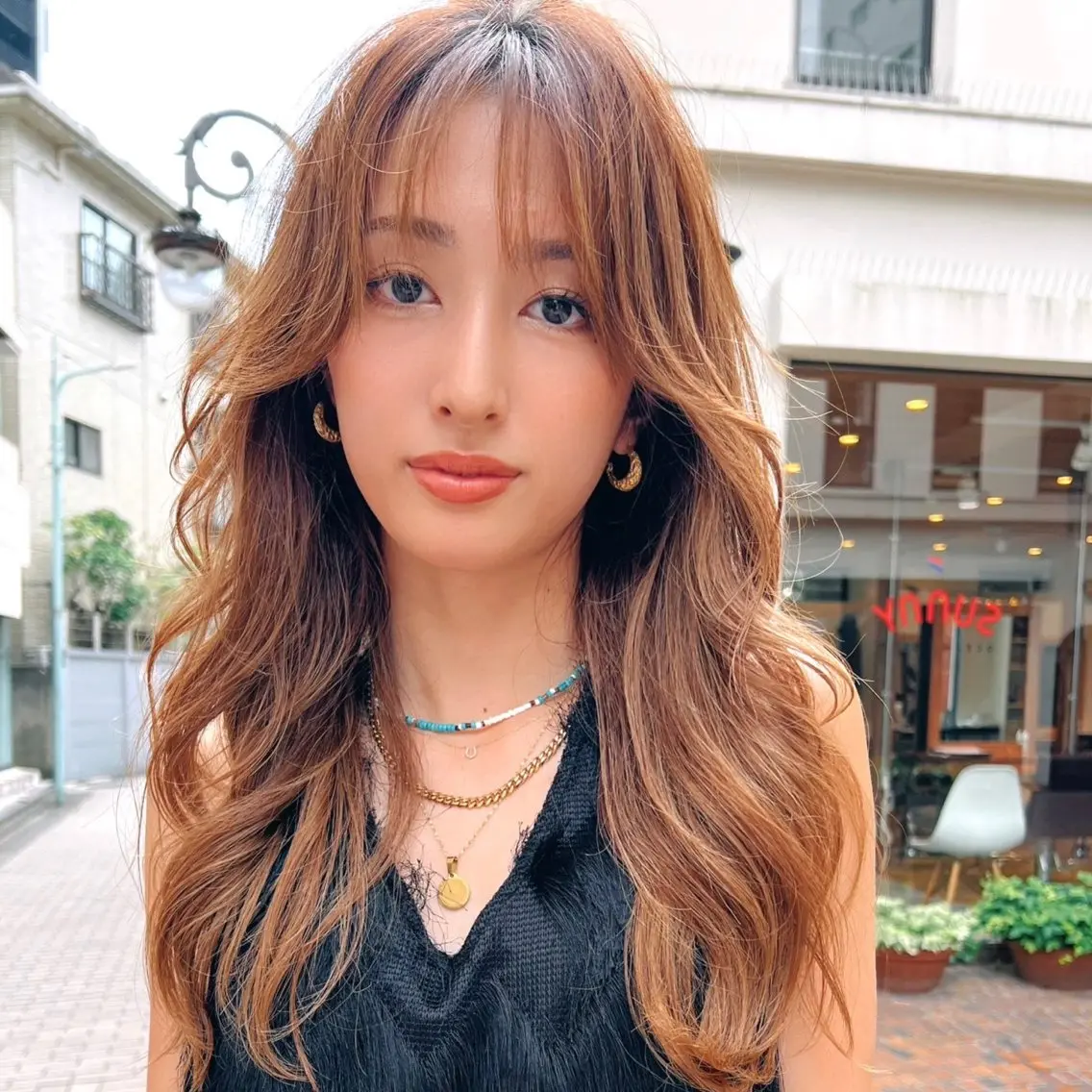 ミディアム カラー パーマ ヘアアレンジ メンズ キッズ 丁寧なカウンセリング 🌿Chiemi🌿のヘアスタイル