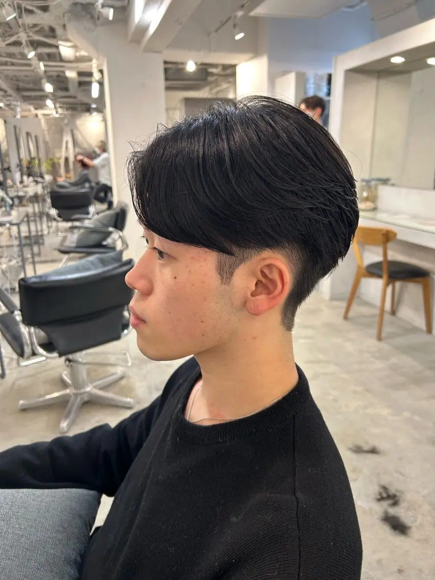 パーマ メンズ カット パーマ メンズ清潔感のプロ 💈メンズパーマ藤田のヘアスタイル