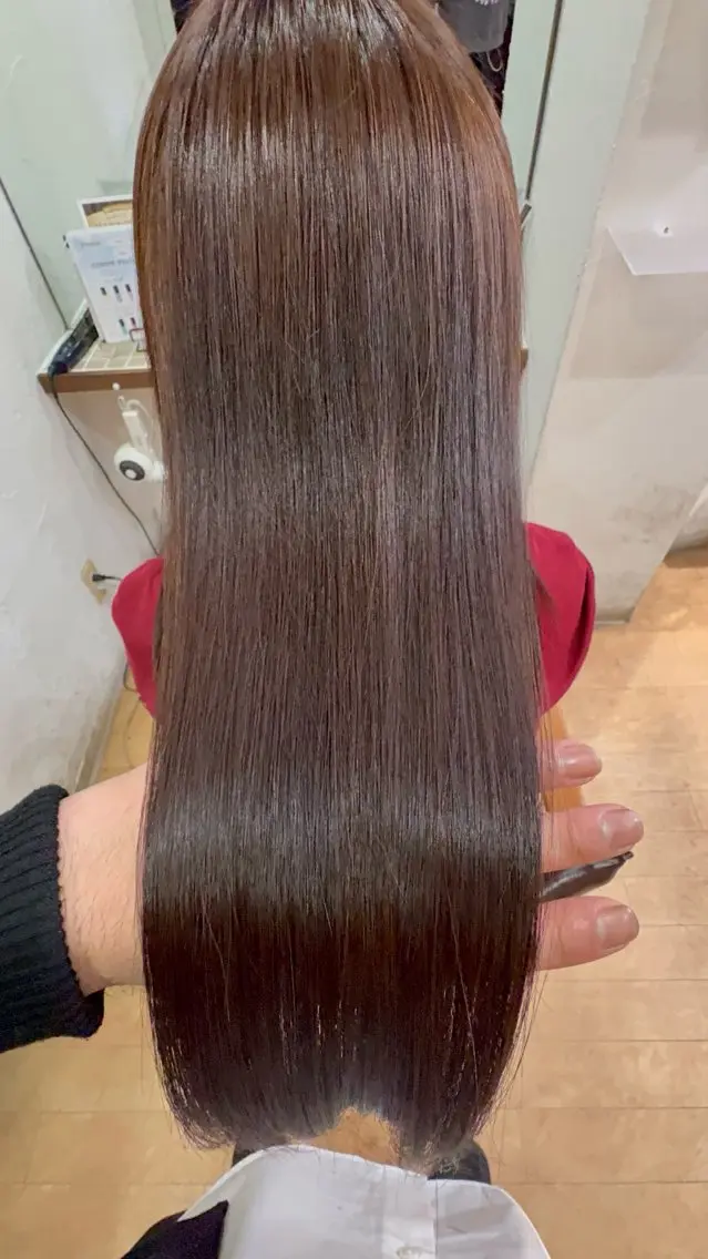 ロング カット トリートメント 髪質改善TR特化 副店長 坂田一樹】のヘアスタイル