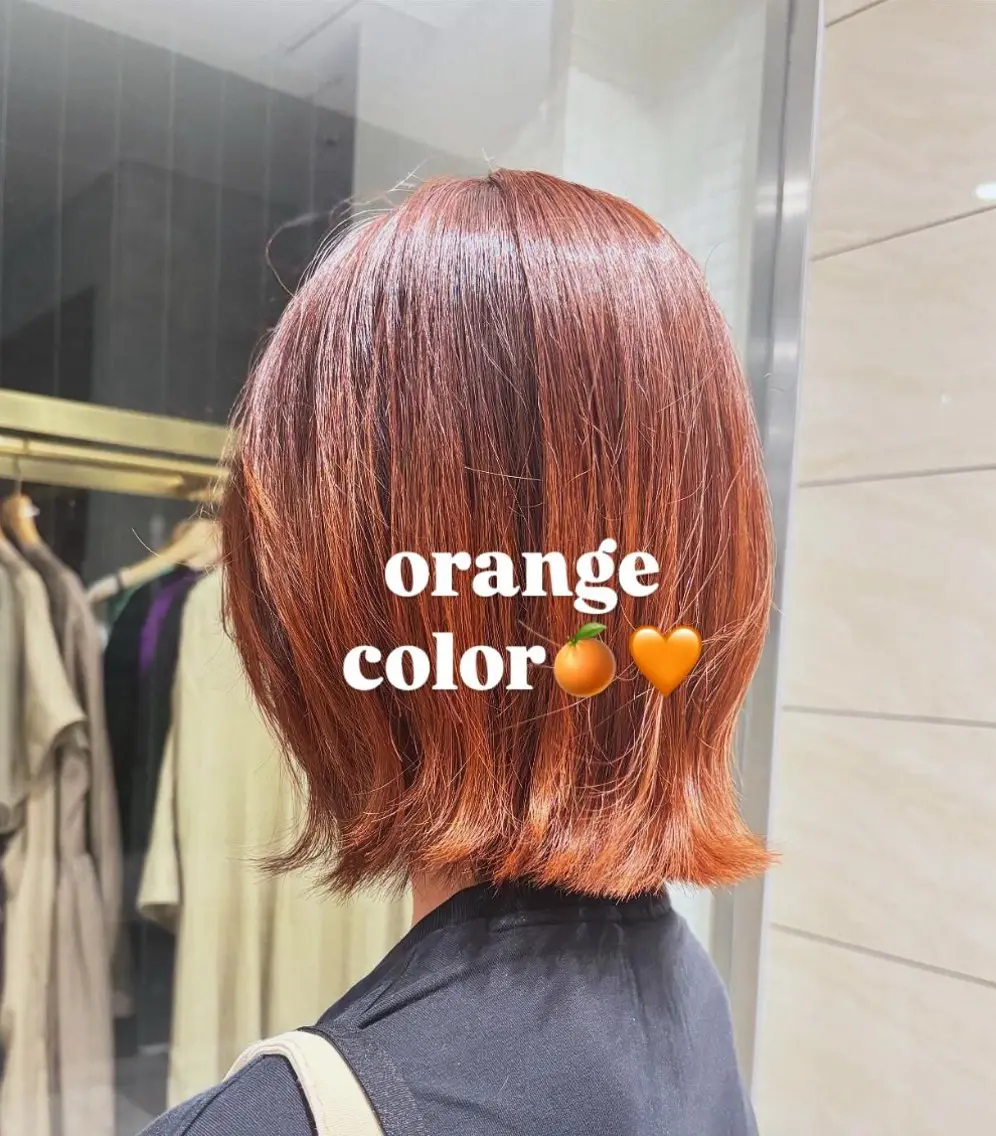 ミディアム カット ヘアカラー トリートメント 🌺レイヤー/ブリー チ艶カラー🌺NOAのヘアスタイル