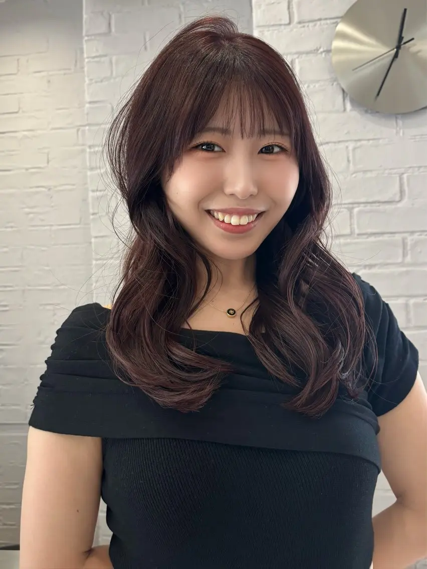 ロング 藤井 ユウキのヘアスタイル
