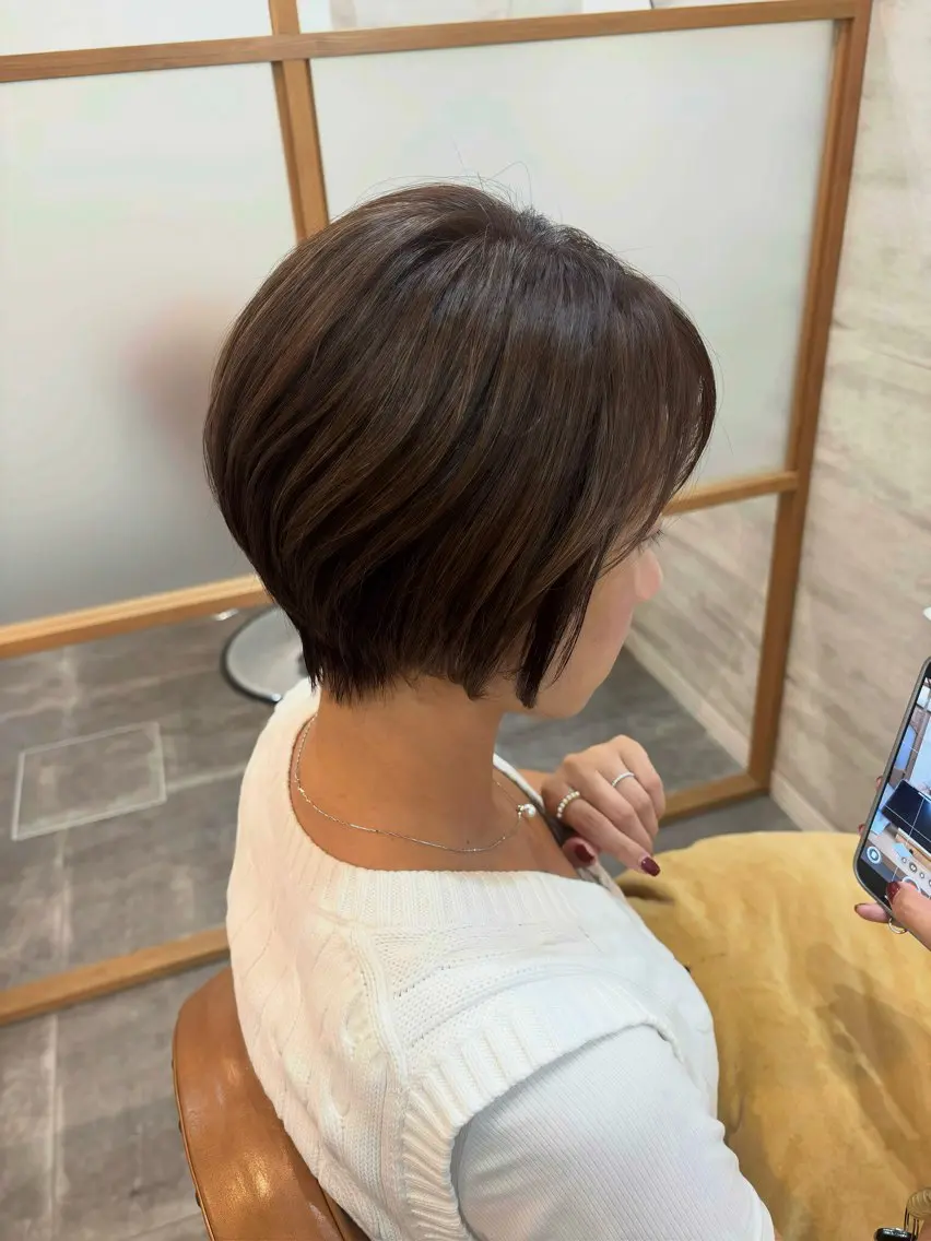ショート NONOKA Zina千早店のヘアスタイル