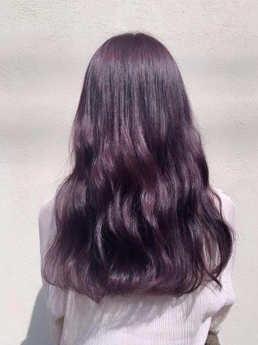 セミロング カラー りん 🎀韓国スタイルのヘアスタイル