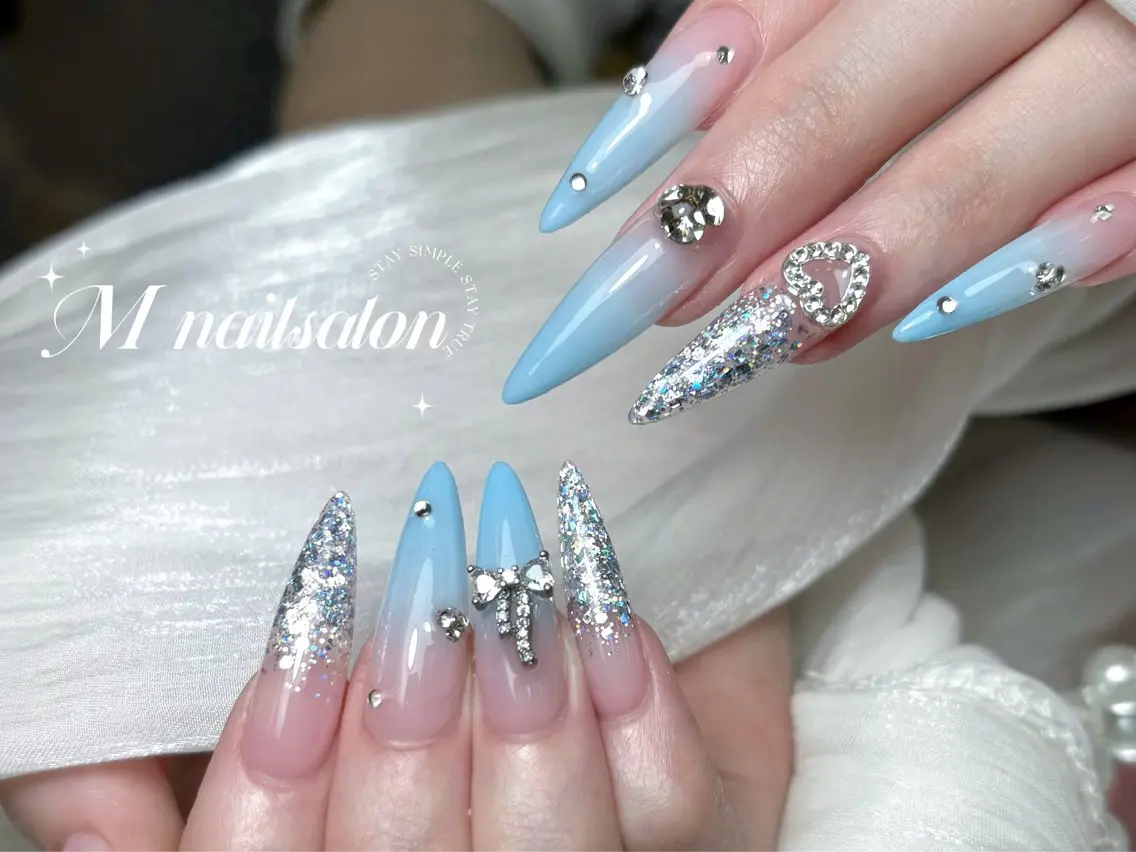 ネイル M🌷nail 長さだし専門店のネイルデザイン