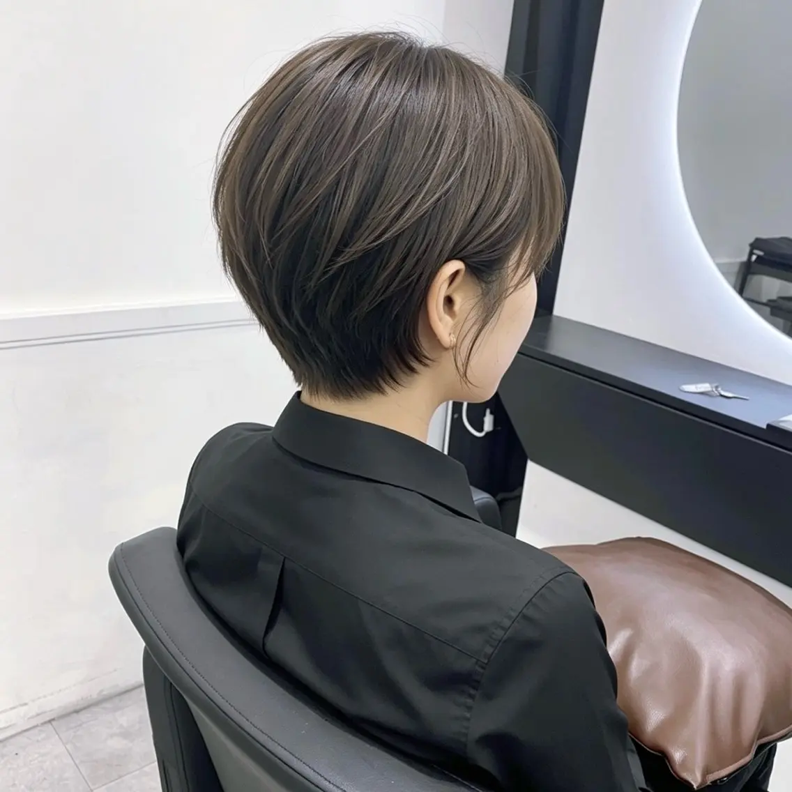 ショート 友田 千栄のヘアスタイル