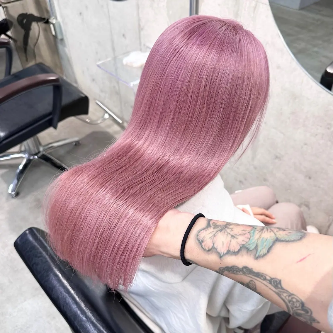 セミロング カラー ヘアアレンジ ヘアカラー トリートメント TAKUMA⛓️ヘア × ファッション⛓️のヘアスタイル