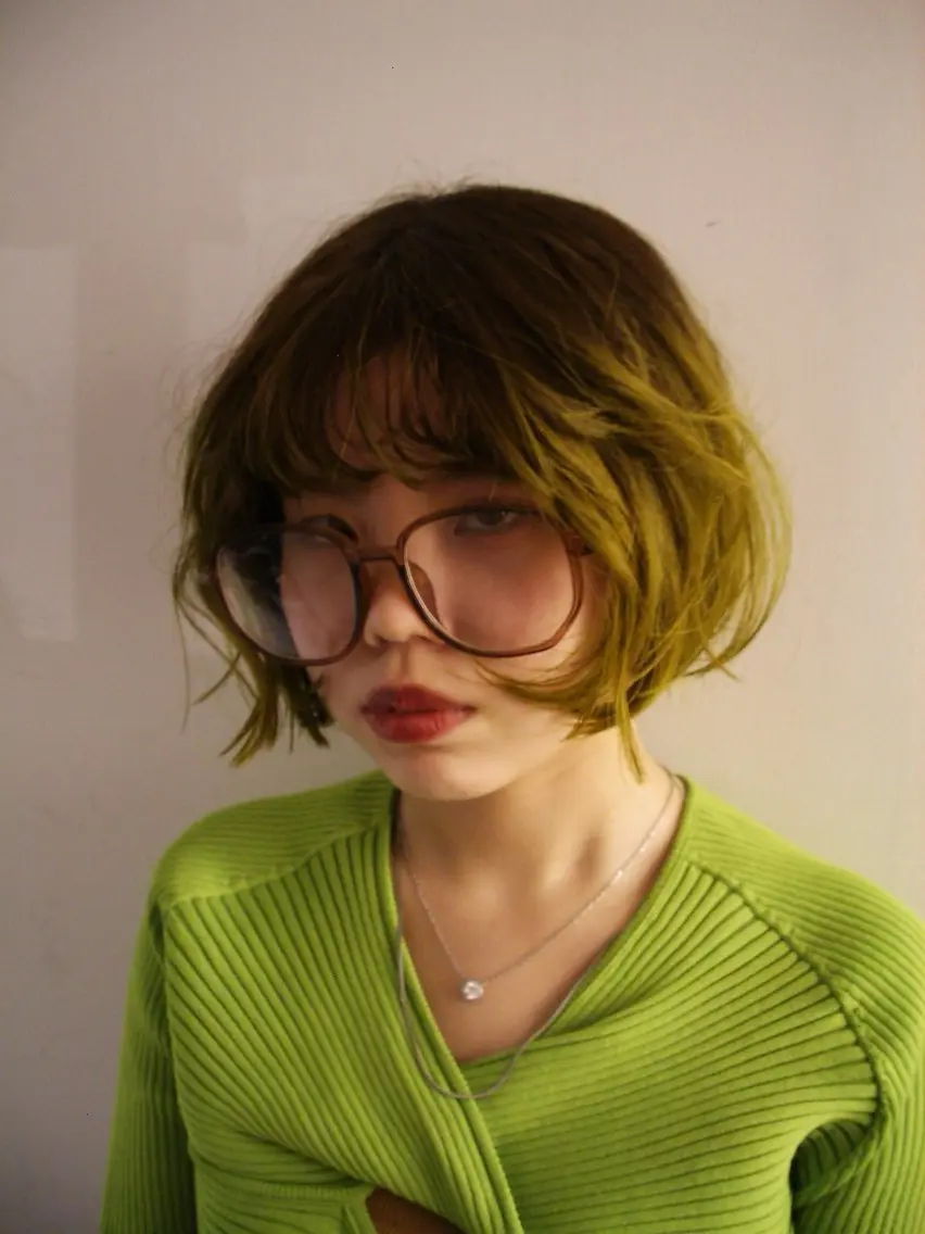 ショート カラー ヘアアレンジ ヘアカラー トリートメント ヘッドスパ 🌀パーマ レイヤー ボブ/marinoのヘアスタイル