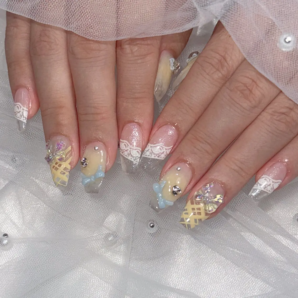 ネイル クリアネイル ハンドネイル Séju nailのネイルデザイン