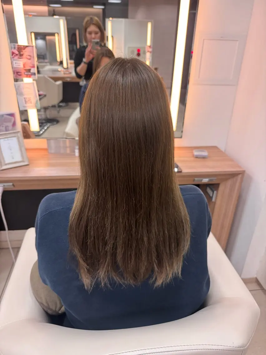 カラー ダブルカラーベージュ カラー/tuburaのヘアスタイル