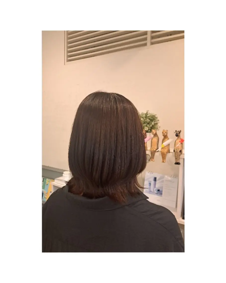 ミディアム カラー ヘアカラー 香川 瑞希のヘアスタイル