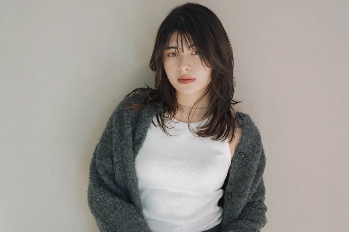 ミディアム ヘアカラー ナチュラル＊艶＊ 蒲生四丁目＊山保美月のヘアスタイル