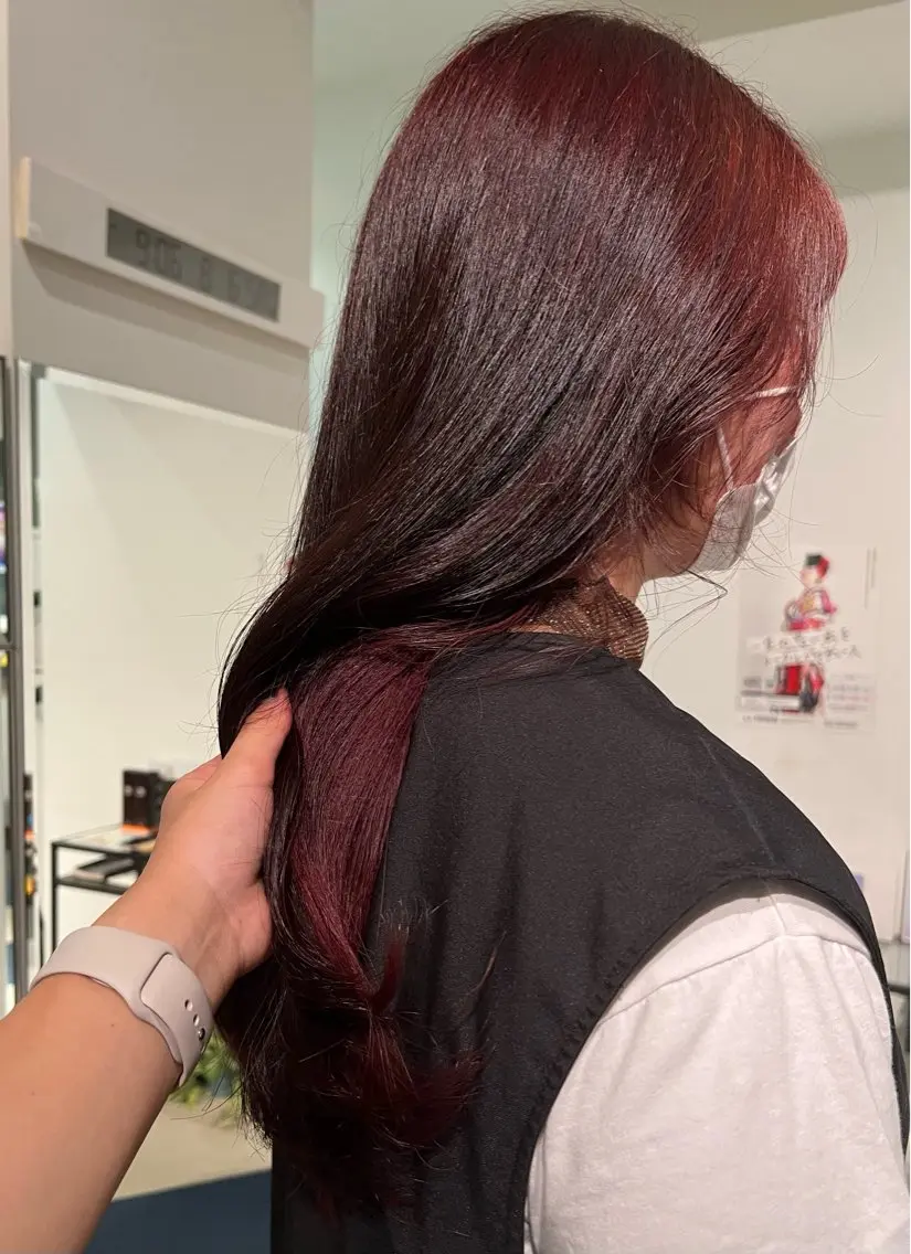 ロング カラー ムラコシヒカリ lapenseeのヘアスタイル