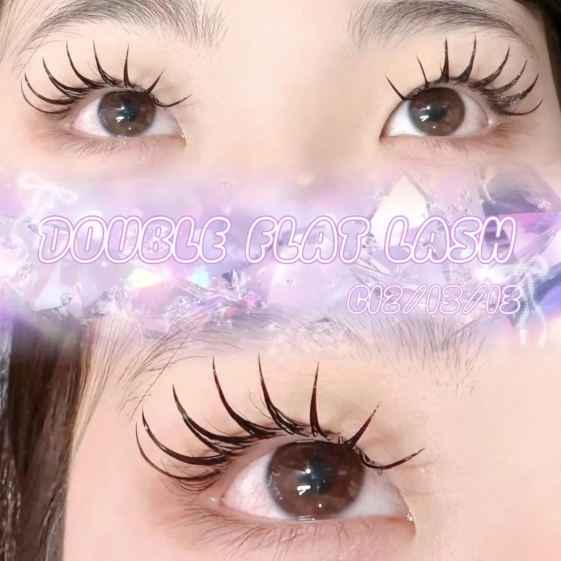 🐇ྀིダブルフラットラッシュ🎀80束(160本)/コーティング付🐇ྀིの写真