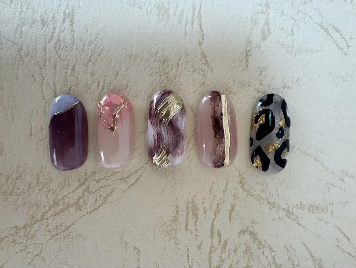ネイル H2 nail schoolのネイルデザイン